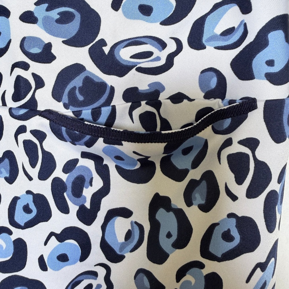 Golftini Women Blue Leopard Print Cyclone Golf Skort Athletic Skirt Size S - Picture 8 of 9